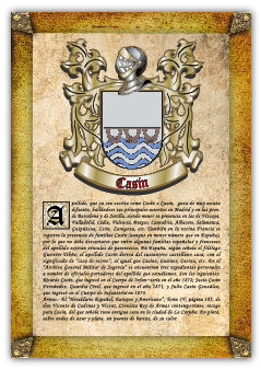 HERALDICA FAMILIAR DE CASIN heraldica familiar de casin