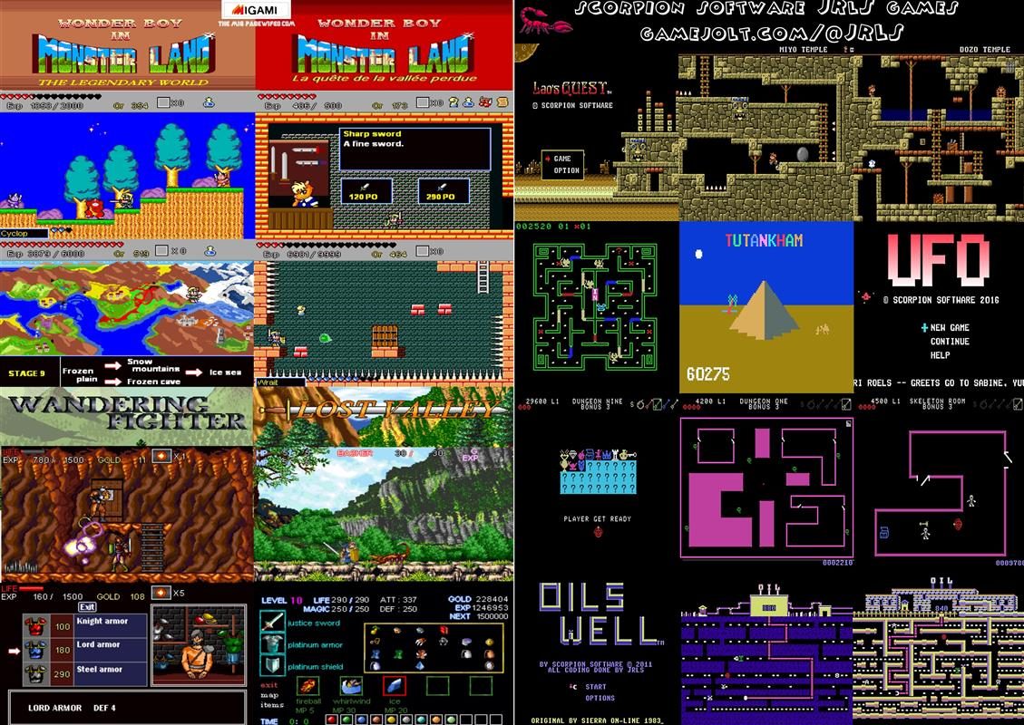 Retro Remake Games + Indie Games Developers Tribute Posters (Special