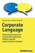 CORPORATE LANGUAGE CORPORATE LANGUAGE