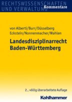 LANDESDISZIPLINARRECHT BADEN-WÜRTTEMBERG LANDESDISZIPLINARRECHT BADEN-WÜRTTEMBERG