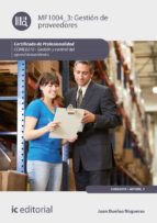 GESTIÓN DE PROVEEDORES. COML0210 GESTIÓN DE PROVEEDORES. COML0210