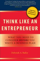THINK LIKE AN ENTREPRENEUR THINK LIKE AN ENTREPRENEUR