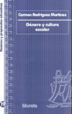 GÉNERO Y CULTURA ESCOLAR GÉNERO Y CULTURA ESCOLAR
