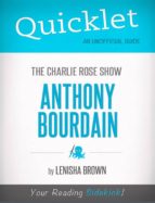 QUICKLET ON THE CHARLIE ROSE SHOW: ANTHONY BOURDAIN QUICKLET ON THE CHARLIE ROSE SHOW: ANTHONY BOURDAIN