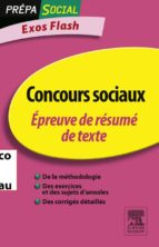 CONCOURS SOCIAUX ÉPREUVE DE RÉSUMÉ DE TEXTE CONCOURS SOCIAUX ÉPREUVE DE RÉSUMÉ DE TEXTE