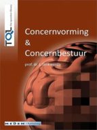 CONCERNVORMING EN CONCERNBESTUUR CONCERNVORMING EN CONCERNBESTUUR