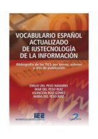 Vocabulario español actualizado de Iustecnología de la información