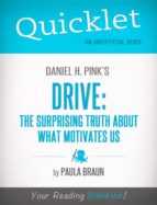 QUICKLET ON DANIEL H. PINK'S DRIVE: THE SURPRISING TRUTH ABOUT WHAT MOTIVATES US QUICKLET ON DANIEL H. PINK'S DRIVE: THE SURPRISING TRUTH ABOUT WHAT MOTIVATES US