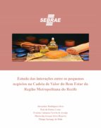 ESTUDO DAS INTERAÇÕES ENTRE OS PEQUENOS NEGÓCIOS NA CADEIA DE VALOR DO BEM ESTAR DA REGIÃO METROPOLITANA DO RECIFE ESTUDO DAS INTERAÇÕES ENTRE OS PEQUENOS NEGÓCIOS NA CADEIA DE VALOR DO BEM ESTAR DA REGIÃO METROPOLITANA DO RECIFE