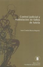 CONTROL JUDICIAL Y MODULACION DE FALLOS DE TUTELA CONTROL JUDICIAL Y MODULACION DE FALLOS DE TUTELA