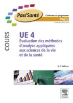 UE 4 - ÉVALUATION DES MÉTHODES D'ANALYSE APPLIQUÉES AUX SCIENCES DE LA VIE ET DE LA SANTÉ UE 4 - ÉVALUATION DES MÉTHODES D'ANALYSE APPLIQUÉES AUX SCIENCES DE LA VIE ET DE LA SANTÉ