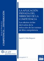 LA APLICACIÓN PRIVADA DEL DERECHO DE LA COMPETENCIA LA APLICACIÓN PRIVADA DEL DERECHO DE LA COMPETENCIA