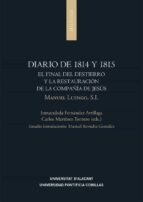 DIARIO DE 1814 Y 1815 DIARIO DE 1814 Y 1815
