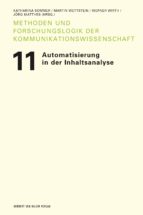 AUTOMATISIERUNG IN DER INHALTSANALYSE AUTOMATISIERUNG IN DER INHALTSANALYSE