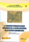 La dimensión exterior de UNASUR
